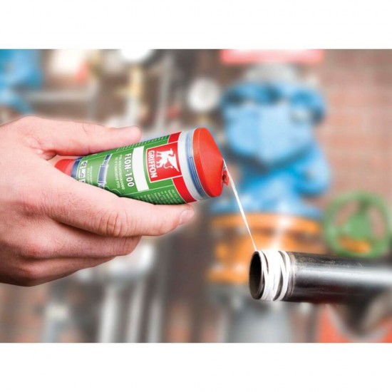 Fir Telfon Griffon Flon 100, 175m, Alb, Certificat GASTEC, pentru Etansare Conexiuni Filetate din Metal sau Plastic, Fir de Etansare din PTFE, Fir de Teflon PTFE, Fire de Teflon, Fire de Etansare Imbinari Filetate, Fir Etansare Instalatii Sanitare