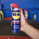 Lubrifiant Multifunctional WD-40 Smart Straw, 450ml, Doua Modalitati de Pulverizare, Spray Lubrifiant, Spray Lubrifiant Universal, Spray Lubrifiant Multifunctional, Spray pentru Lubrifiere, Spray de Lubrifiere Multifunctional