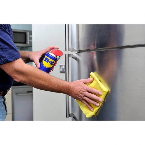 Lubrifiant Multifunctional WD-40, 100 ml, Lubrifiant Utilizari Multiple, Lubrifiant Universal, Lubrifiant cu Multiple Utilizari, Lubrifiant Utilizare Universala, Solutie Lubrifianta, Spray Lubrifiant, Lubifiant Auto, Lubrifiant Casa, Lubrifiant Gradina