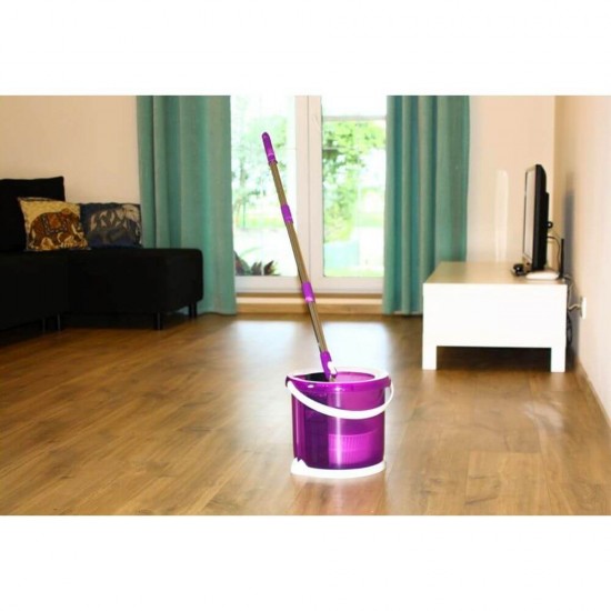 Rezerva Mop Rotativ din Microfibra OTI Vortex, Culoare Alba, Rezerva pentru Mopuri Rotative, Rezerve pentru Mop Rotativ, Accesorii Curatenie, Accesorii Menaj, Rezerve Articole Menaj