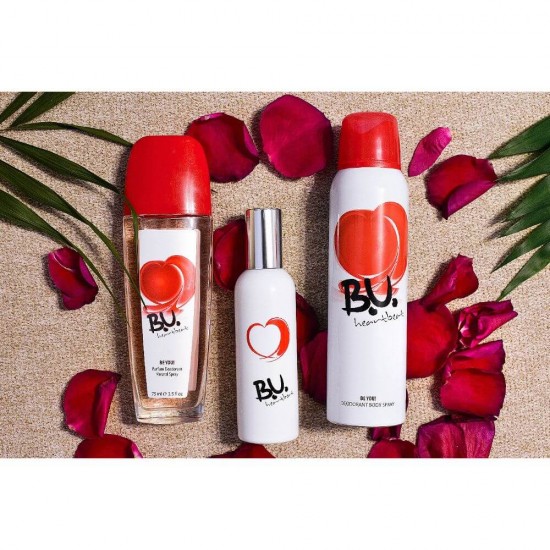 Deodorant Spray B.U. Heartbeat, 150 ml, Deodorant Femei, Deodorante Femei, Deodorant Spray BU, Antiperspirant B.U., Deodorante si Antiperspirante Femei, Spray Antiperspirant, Ingrijire Corporala, Deodorante BU pentru Femei, Produse B.U.