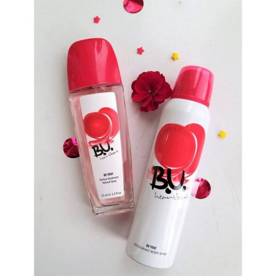 Deodorant Spray B.U. Heartbeat, 150 ml, Deodorant Femei, Deodorante Femei, Deodorant Spray BU, Antiperspirant B.U., Deodorante si Antiperspirante Femei, Spray Antiperspirant, Ingrijire Corporala, Deodorante BU pentru Femei, Produse B.U.