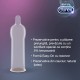 Prezervative DUREX Extended Pleasure 3 Buc, Prezervative din Latex, Prezervative Fara Aroma, Prezervative Transparente, Prezervative Lubrifiate, Prezervative DUREX