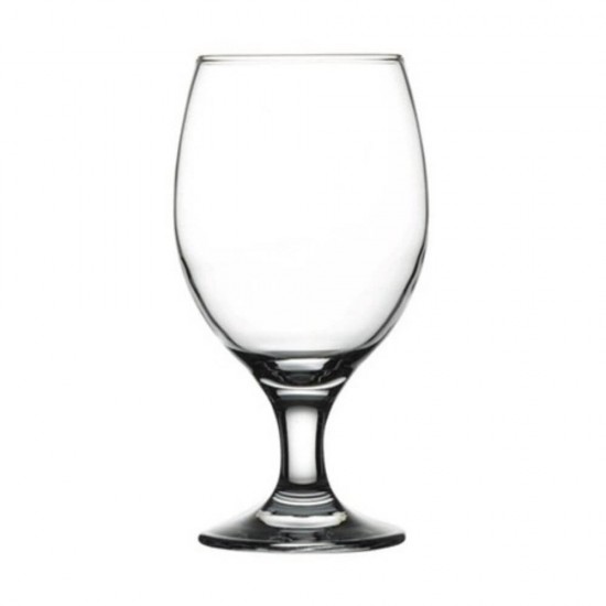 Set 6 Pahare Bere Pasabahce Bistro, 400 ml, Set Pahare pentru Bere 400 ml, Pahare pentru Bere 400 ml, Pahare cu Picior pentru Bere 400 ml, Accesorii pentru Bar, Set Pahare cu Picior din Sticla pentru Bere