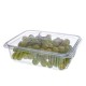 Caserole Capac Atasat, 190x120x70 mm, 100 Buc/Set, 1000 ml, Plastic Transparent, Caserole de Unica Folosinta, Caserole cu Capac din Plastic, Caserole din Plastic, Caserole Catering, Caserola cu Capac, Set de Caserole din Plastic