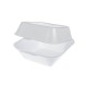 Caserole Hamburger, 134x141x72 mm, 200 Buc/Set, Polistiren Expandat, Culoare Alba, Caserole Polistiren, Caserole Unica Folosinta Hamburgeri, Ambalaje Catering, Cutii Unica Folosinta Hamburgeri, Caserole Fast Food, Caserola Hamburger