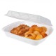 Caserole Meniu, 24x21x7 cm, 100 Buc/Set, Polistiren Expandat, Culoare Alba, Caserola Unica Folosinta Polistiren, Caserole Polistiren, Caserole Unica Folosinta Meniuri, Ambalaje Catering, Cutii Unica Folosinta Meniu, Caserole Fast Food, Caserola Meniu