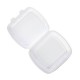 Caserole Meniu, 24x21x7 cm, 100 Buc/Set, Polistiren Expandat, Culoare Alba, Caserola Unica Folosinta Polistiren, Caserole Polistiren, Caserole Unica Folosinta Meniuri, Ambalaje Catering, Cutii Unica Folosinta Meniu, Caserole Fast Food, Caserola Meniu