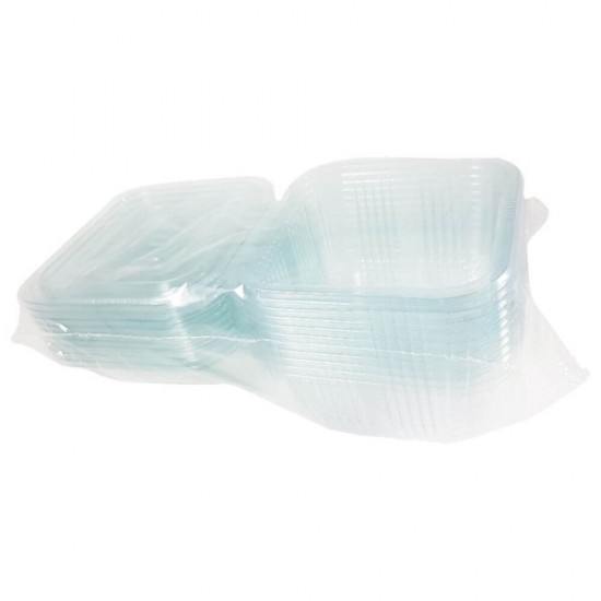 Set 100 Caserole pentru Microunde, 750ml, cu Capac, Unica Folosinta, Polipropilena, Culoare Neagra,  Caserola Unica Folosinta, Caserole Polipropilena, Caserole Unica Folosinta Meniuri, Ambalaje Catering, Cutii Unica Folosinta Meniu