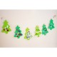 Bradatel Autoadeziv DACO, Material Spuma, 51 Buc/Set, Multicolor, Accesorii Craft, Barzi Autoadezivi, Braduti Colorati din Spuma, Forme Decorative Craciun, Brazi Decorativi din Spuma, Brad din Spuma Autoadeziv, Decoratiuni din Spuma Craciun