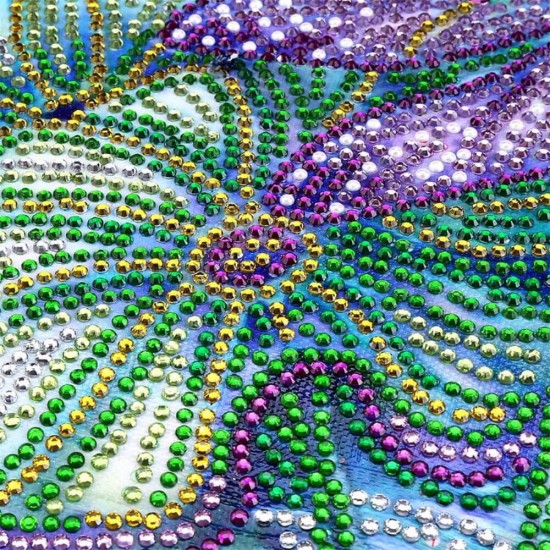 Diamante Adezive DACO, 66 Buc/Set, Roz/Alb, Plastic, Diamante Plastic, Diamante Decorative, Diamante Autoadezive Plastic, Pietricele Autoadezive Plastic, Strasuri Autoadezive, Accesorii Craft, Accesorii Creatie
