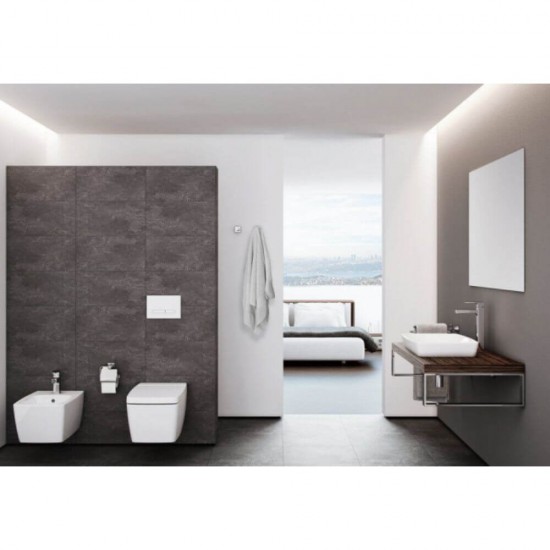 Capac WC Geberit Selnova Square Soft Close, Modo, Alb, Capac Vas de Toaleta Suspendat, Capace Vase WC Suspendate, Obiecte Sanitare Geberit, Capac Vase de Toaleta, Capac Vas WC Alb, Capac Alb Vas WC, Capac Geberit Selnova Square Soft Close