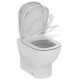 Capac WC cu Inchidere Lenta Ideal Standard Wand Tesi Slim, 40x30x10 cm, Acrilic Alb, Capac pentru Wc, Capace Wc cu Inchidere Lenta, Ideal Standard Capace Wc cu Inchidere Lenta, Capace Toaleta cu Inchidere Lenta, Obiecte Sanitare