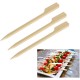Set 50 Scobitori din Lemn Cocktail OTI, 20cm x 3mm, Scobitori din Lemn pentru Evenimente, Bete Frigarui cu Capat Plat, Scobitori pentru Petreceri, Bete pentru Aperitive, Scobitori pentru Aperitive, Scobitori Festive, Scobitori pentru Picnic