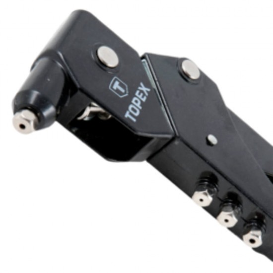 Cleste pentru Nituri din Aluminiu Topex, 300 mm Lungime, Diametru de 2.4-4.8 mm, Material Metalic, Cleste Metalic Topex, Cleste Metalic Nituri, Unelte pentru Casa