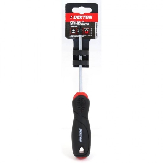 Surubelnita cu Varf Magnetic Dekton, 100 mm, Tip PZ2, Surubelnite, Surubelnite Magnetice, Surubelnita Tip PZ2, Surubelnite Cruce cu Capat Magnetic, Accesorii Montaj, Surubelnita Universala cu Magnet la Capat, Scule de Mana si Unelte