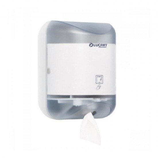 Prosop Hartie Lucart Strong, 2 Straturi, 16x35 cm, 6 Buc/Set, Lungime Rola 122 m, Rola Servetele Hartie, Prosoape Hartie si Servetele, Prosoape de Hartie pentru Dispenser, Prosoape Unica Folosinta