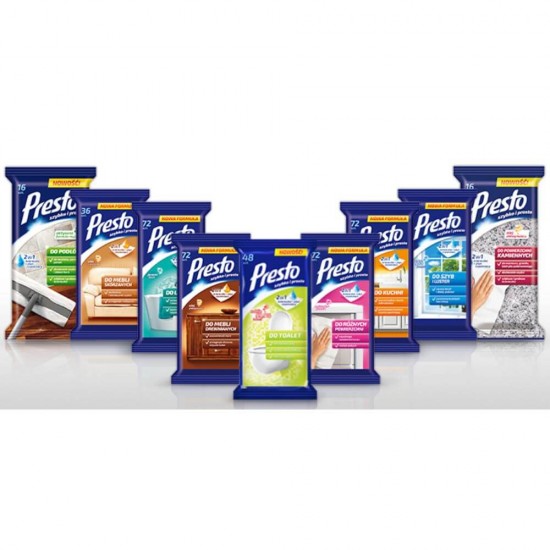 Servetele Umede pentru Baie PRESTO, 72 Buc/Set, Servetele Umede, Servetele Umede pentru Curatare, Servetele Curatat Baia, Servetele pentru Baie, Servetele Curatenie Cada si Chiuveta