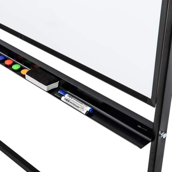 Tabla Magnetica Mobila Deli, 90x150 cm, Table Magnetice, Tabla Whiteboard, Whiteboard Magnetic, Tabla Rescriere, Tabla Suprafata Magnetica, Tabla Scriere, Tabla Markere Lavabile, Tabla pentru Markere, Tabla Markere, Tabla Magnetica Alba