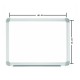 Tabla Whiteboard Magnetica DACO, 45x60 cm, Suprafata Metalica Lacuita, Rama din Aluminiu, Kit de Instalare, Tabla de Scris Profesionala, Tabla Scolara, Tabla de Conferinta, Table Whiteboard, Table Magnetice, Table Scolare
