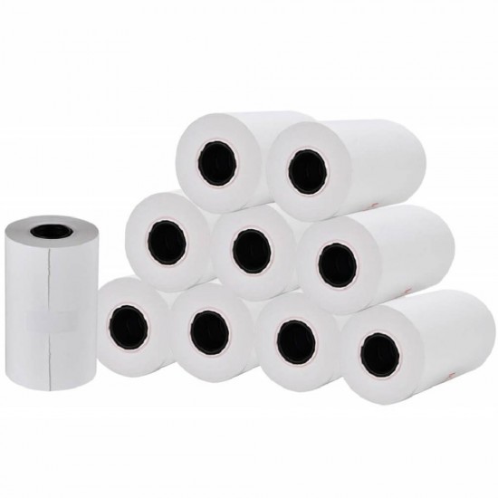Rola Termica din Hartie, 80mm x 15m, 48 g/m2, Rola Termica, Rola Termica din Hartie, Rola Termica cu Marker, Rola Termica pentru Case de Marcat, Rola Termica pentru Dispozitive de Imprimare, Rola Termica Alba