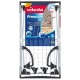Uscator de Rufe Vileda Premium 2 in 1, 18 m, Otel, Alb si Negru, Uscator Haine, Uscatoare Metal pentru Rufe, Uscator de Intins Rufe, Uscatoare Rufe Vileda, Vileda Uscatoare Haine, Suport pentru Rufe