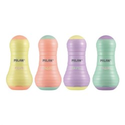 Ascutitoare Milan din Plastic cu Radiera Sway Pastel, Model 4723112