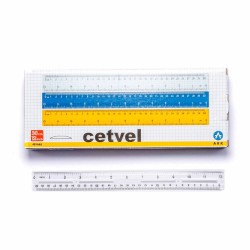 Rigla din Plastic Transparent Ark, Dimensiune 300 mm, Model 600L