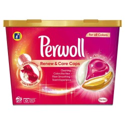 Detergent Capsule Perwoll Renew & Care, Color, 27 Spalari