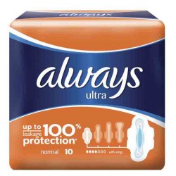 Absorbante Always Ultra Normal Plus, Cantitate 10 Buc/Pachet