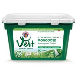 Detergent Capsule Eco Chanteclair Vert, 20 Capsule