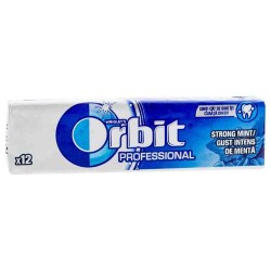 Guma de Mestecat Orbit Professional Strong Mint, 12 Buc/Pachet