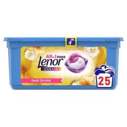 Detergent Capsule de Spalat Lenor, Gold Orchid Color, 25 Spalari