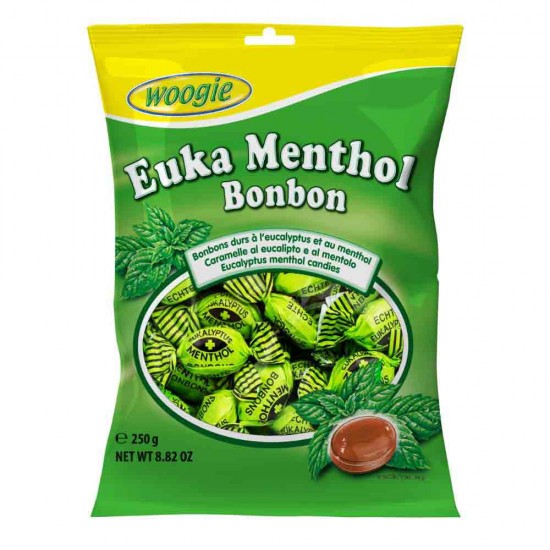 Dropsuri Woogie cu Euka Menthol, 250 g