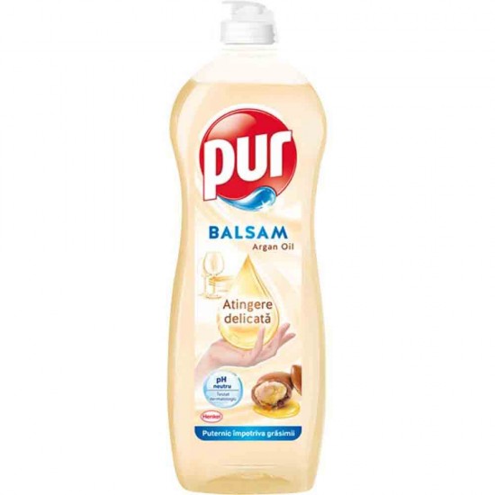 Detergent de Vase Pur Balsam Argan Oil, 750 ml