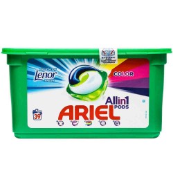 Detergent Capsule Ariel All in One PODS Touch of Lenor, 39 Spalari