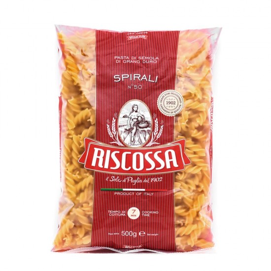 Paste Fainoase Riscossa Spirali N 50, 500 g