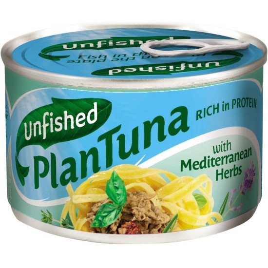 Alternativa Vegana la Ton cu Ierburi Mediteraneene Unfished Plantuna Mediterranean, 150 g
