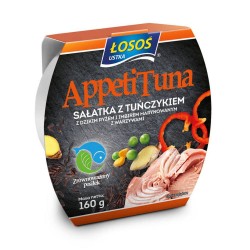 Salata cu Ton Losos, Orez Salbatic, Ghimbir si Legume, 160 g