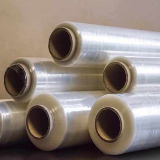 Folie Stretch Manual Transparent, 3 Kg, Folie 23 MIC, Latime Folie 500 mm, Tub Carton 700 gr, Folie Stretch 2,3 kg, Cantitate 6 Role/Set