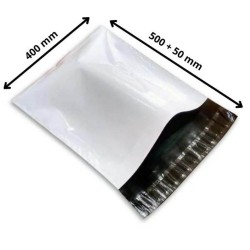 Set 100 de Plicuri Autoadezive, Dimensiune 400x500 + 50mm clapeta autoadeziva permanenta, 60 MIC