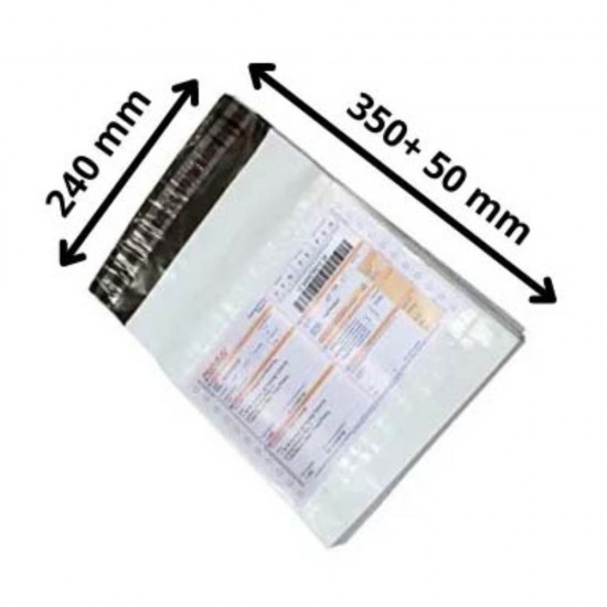 Set 100 Pungi Curierat (Tip A3 ), Dimensiune 320x400 mm, Clapeta Autoadeziva permanenta de 50 mm pentru AWB