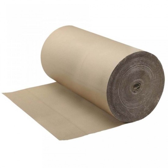 Rola din Carton Ondulat CO2 Natur, 1 m Latime, Lungime Rola 20 m, Grosime Carton 300 g/m²