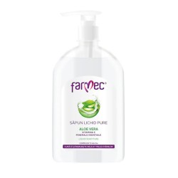 Sapun Lichid Farmec Pure cu Aloe Vera, 500 ml
