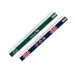 Rigla din Plastic pentru Baieti, 300 mm, Model Pigna