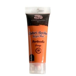 Culori Acrilice School Friendly Sf Art, Culoare Portocaliu Premium, Cantitate 75 ml/tub