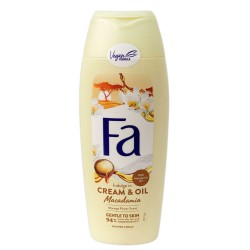 Gel de Dus Fa Cream and Oil cu Ulei de Macadamia, Cantitate 400 ml