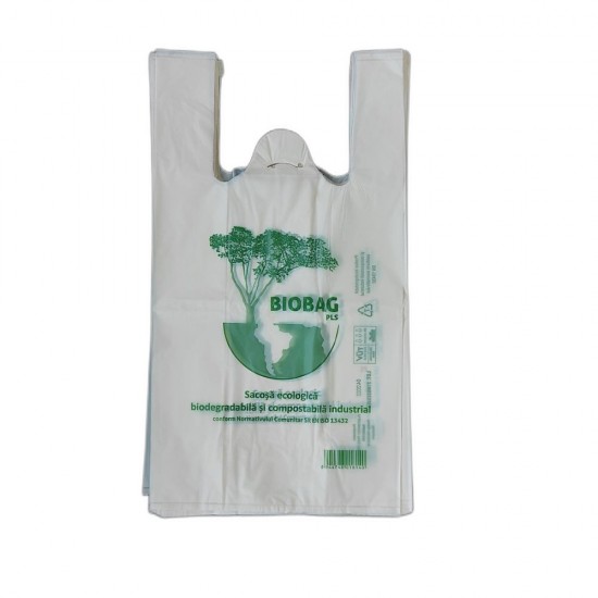 Sacose Biodebradabile Mici, Dimensiune 400x220x0.014 mm, 1000 Buc/Cutie