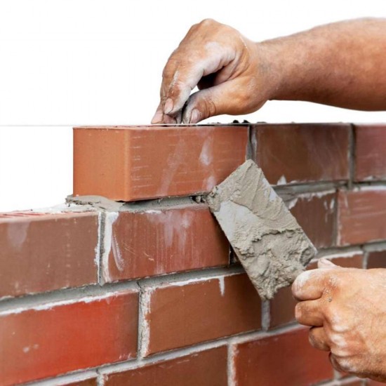 Mistrie Instar Trapezoidala din Inox cu Maner din Lemn, 160 mm