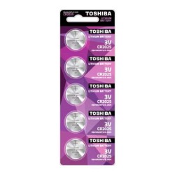 Baterii TOSHIBA ALCALINE CR 2025, 5 Buc/Set